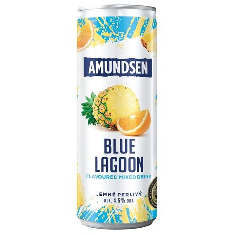 Amundsen Blue Lagoon Vodka (4.5%) tin | 250 ml