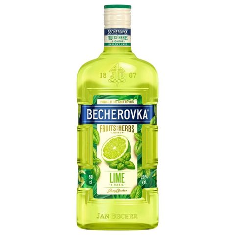 Becherovka Lime & Basil (20%) | 500 ml