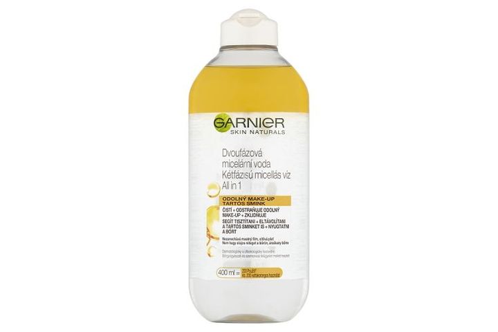 Garnier Skin Naturals Kétfázisú Micellás Víz All In 1 400 ml