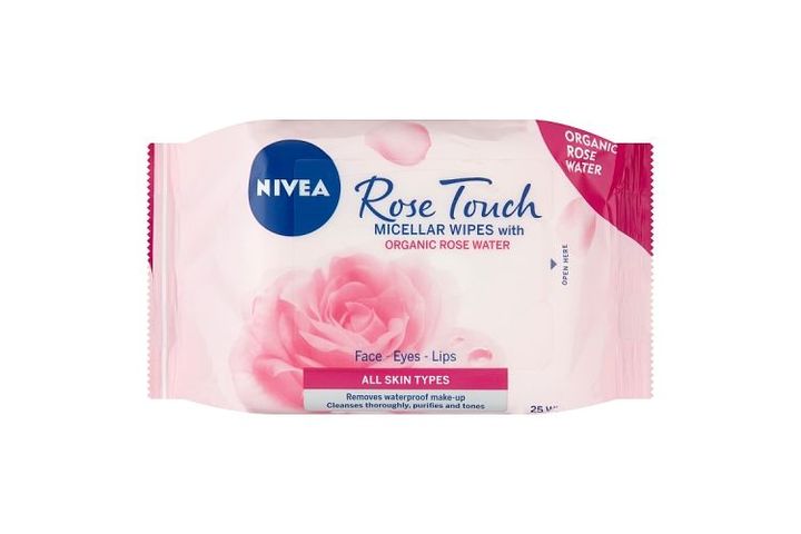 NIVEA Miscellar Wipes with Rose Water 25 pcs