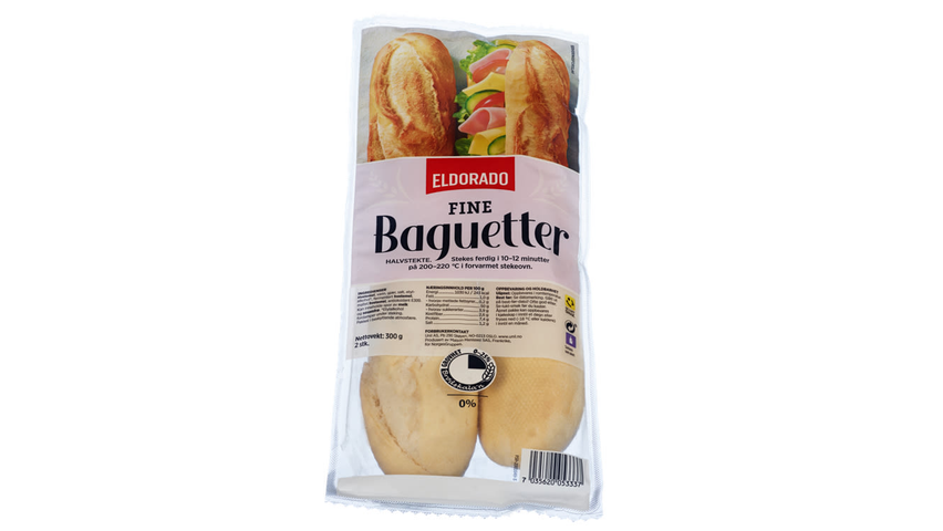 Eldorado Fine Baguetter Halvstekte | 2 x1 50g