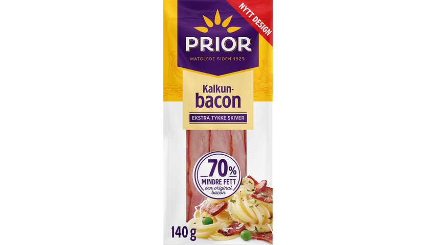 Prior Kalkunbacon Skivet | 140g