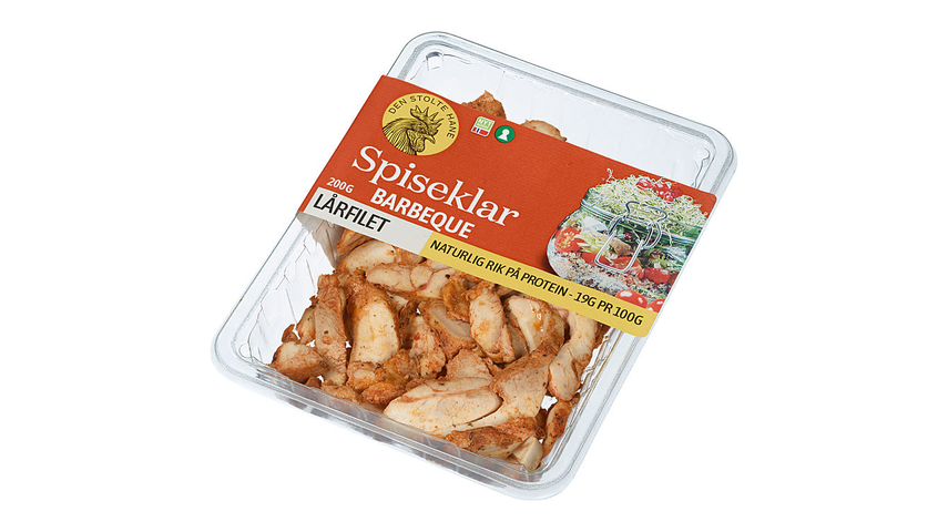 Den Stolte Hane Kylling Lårfilet Spiseklar Bbq | 200g