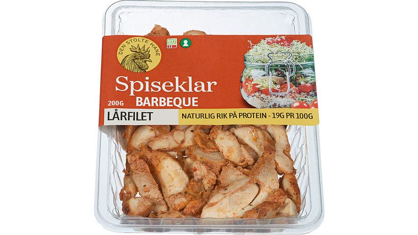 Den Stolte Hane Kylling Lårfilet Spiseklar Bbq | 200g