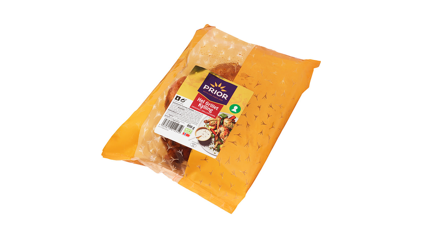 Kylling Hel Grillet 850g Prior