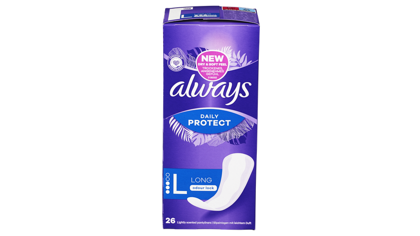 Always dailies extra protect tisztasági betét Large 26 db