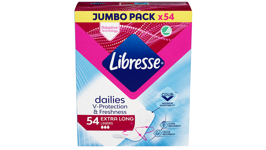 Libresse Truseinnlegg Xtra Long | 54stk