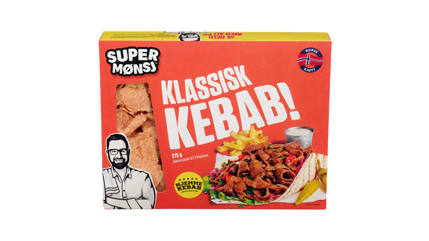 Super Mønsj Kebab Klassisk | 275g