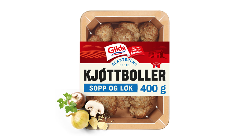 Gilde Kjøttboller Sopp & Løk | 400g