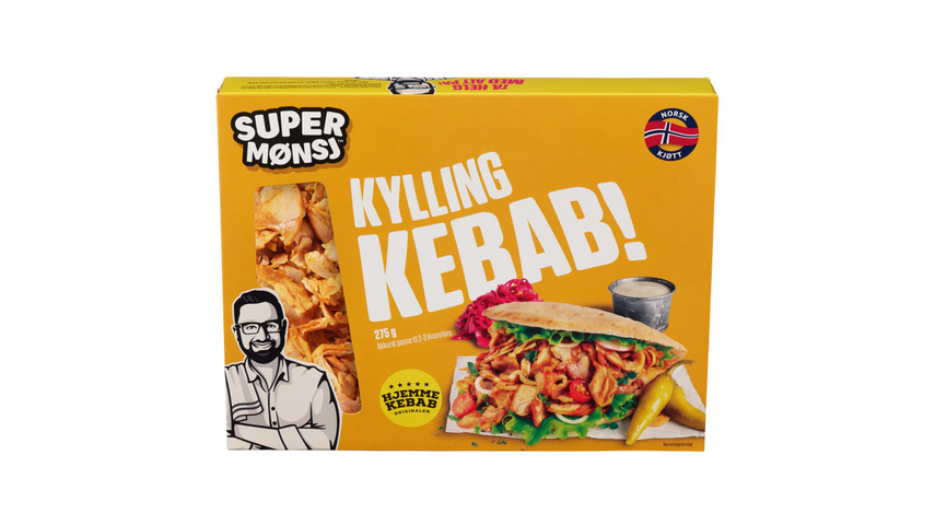 Super Mønsj Kyllingkebab | 275g