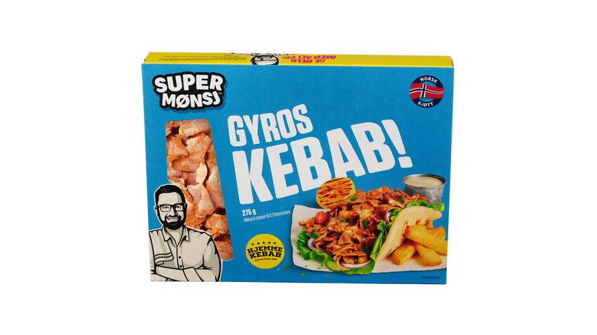 Super Mønsj Gyroskebab | 275g