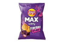 Lay's Max Wavy Teriyaki Pork izű burgonyachips 120 g