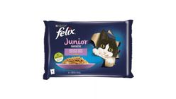 Felix Fantastic alutasak Multipack Junior Csirkével és Lazaccal Aszpikban 4x85g