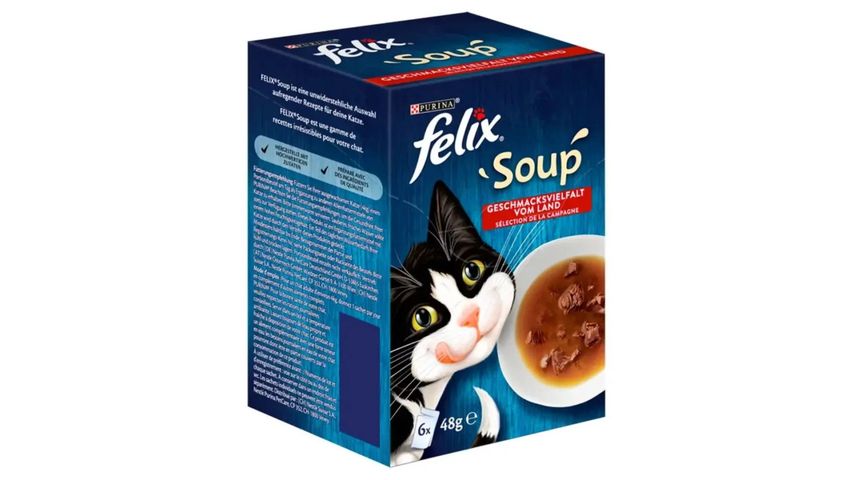 Felix Soup Házias válogatás 6x48g