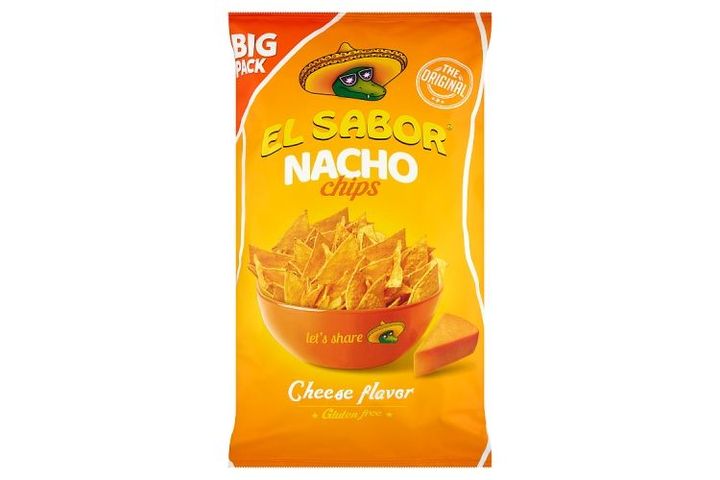El Sabor sajtos nacho chips 180 g