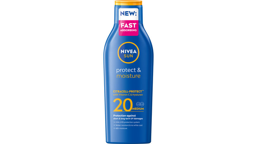 Nivea Sun Spf 20 Protect & Moisture Sun Lotion | 200ml