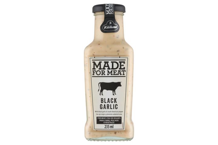 Kühne Made for Meat fekete fokhagymás szósz 235 ml