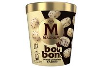 Magnum Bonbon tejszínes tejjégkrém kakaós kekszes szósszal fehér csokoládé bevonattal 204 ml