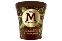 Magnum pisztácia ízű tejjégkrém pisztáciás szósszal és tejcsokoládéval 440 ml