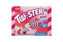 Twister Mini Mallow pillecukor ízű jégkrém szőlős és málnás-almás vizes jégkrémmel 8 db 400 ml