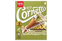 Cornetto Max pisztácia ízű jégkrém 4 x 360 ml