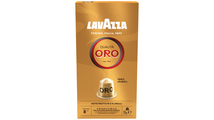 Lavazza Qualità Oro őrölt pörkölt kávé kapszula 10 db 55 g