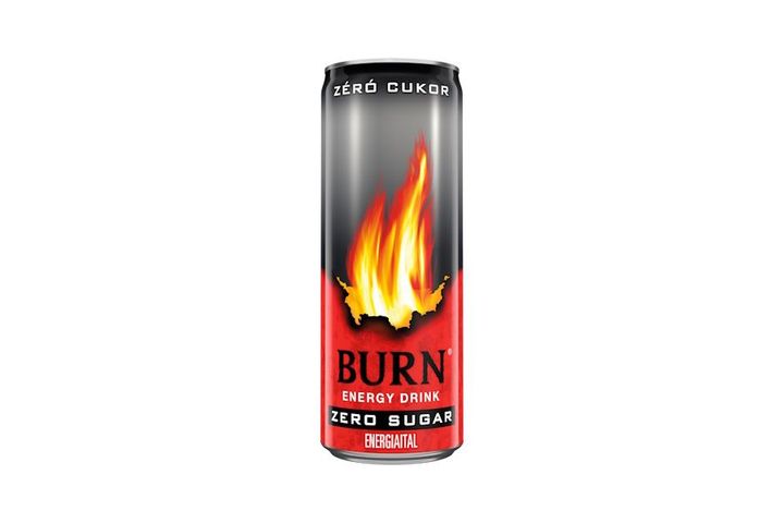 Burn Zéró Cukor szénsavas energiaital koffeinnel, inozitollal, B-vitaminokkal 250 ml