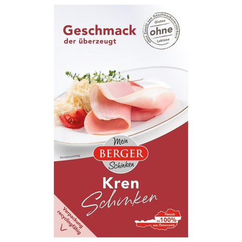 Berger Pork ham with horseradish | 100 g