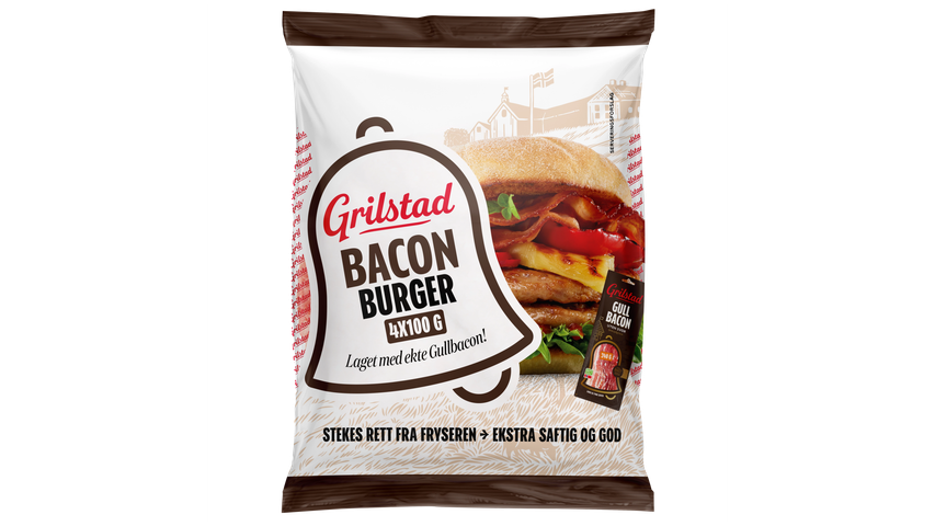Grilstad Baconburger | 4 x 100g