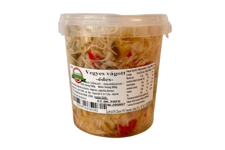 Csemege vegyes vágott 600 g