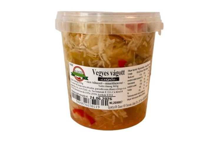 Csípős vegyes vágott 600 g