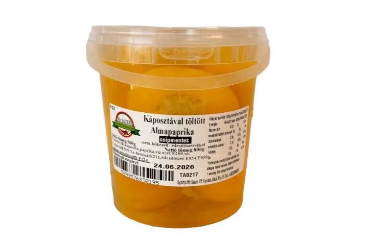 Káposztával töltött csemege almapaprika 400 g