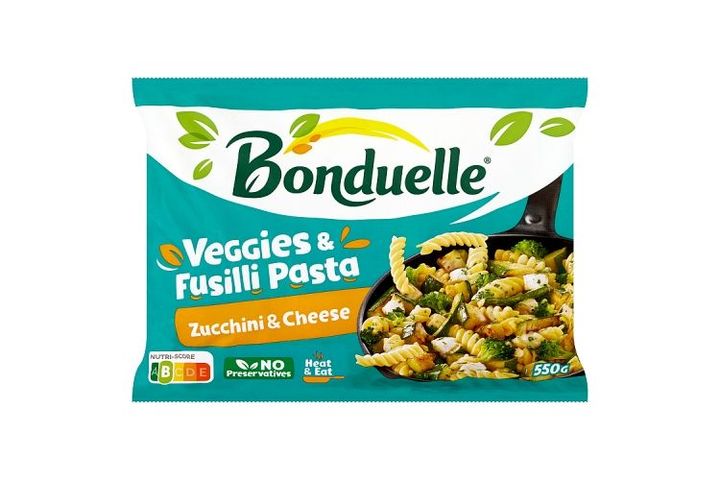 Bonduelle fagyasztott zöldségkeverék tésztával és sajttal 550 g