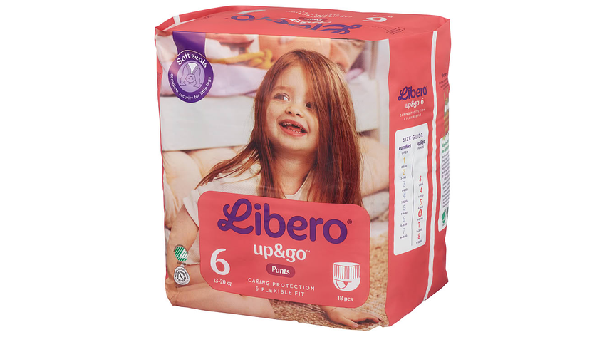Libero Up & Go Str 6 | 18stk