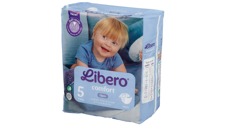 Libero Comfort Åpen Bleie Str 5 | 24stk