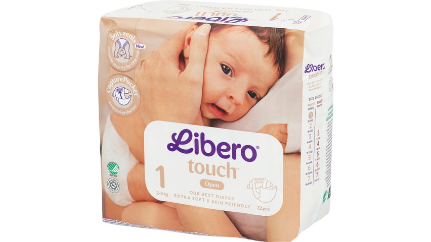 Libero Touch Bleier 2-5kg Str1 | 22stk