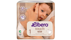 Libero Touch Nappies, Size 1, 2-5 kg, | 22pcs