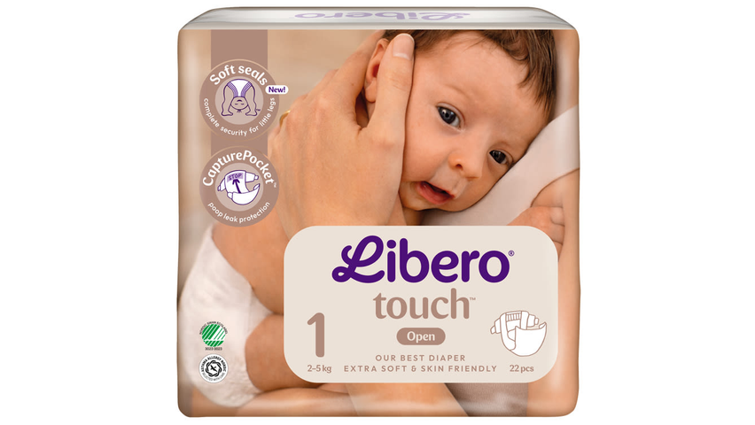 Libero Touch Bleier 2-5kg Str1 | 22stk
