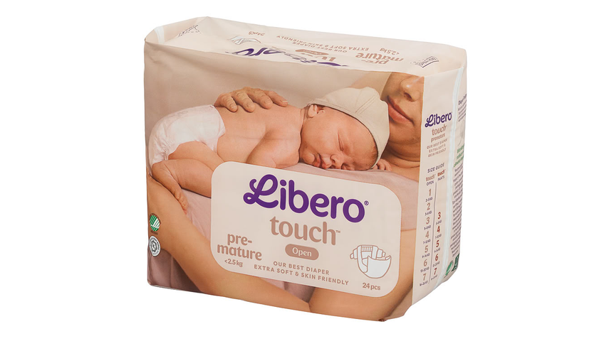 Libero Touch premature Diapers | 24pcs