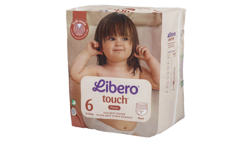 Libero Touch Buksebleier Str 6 | 16stk