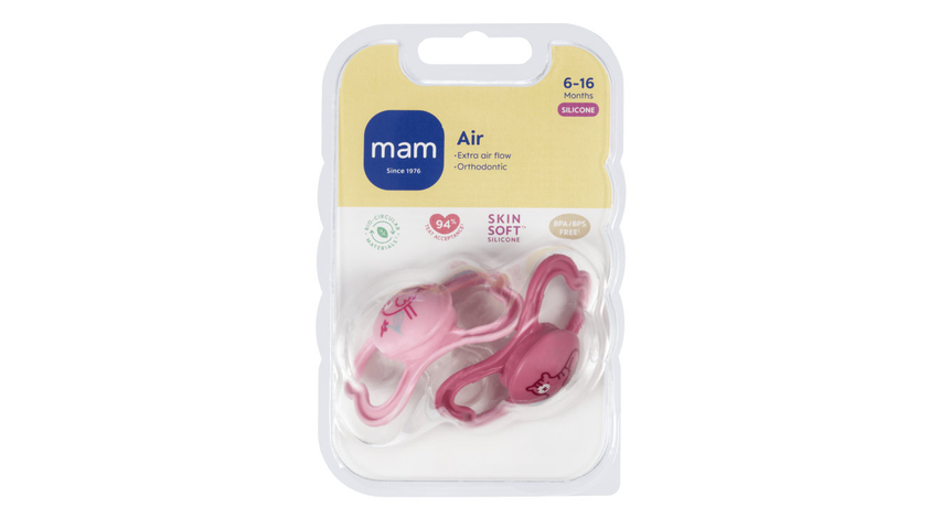 MAM Pacifier Air 6-16m Silicone | 2stk