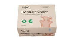 Vilje Bomullspinner Økologisk | 60stk