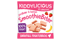 Kiddylicious Smoothiebiter Jordbær & Banan | 6g