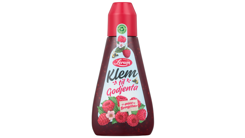 Lerum Bringebærsyltetøy Klem | 410g