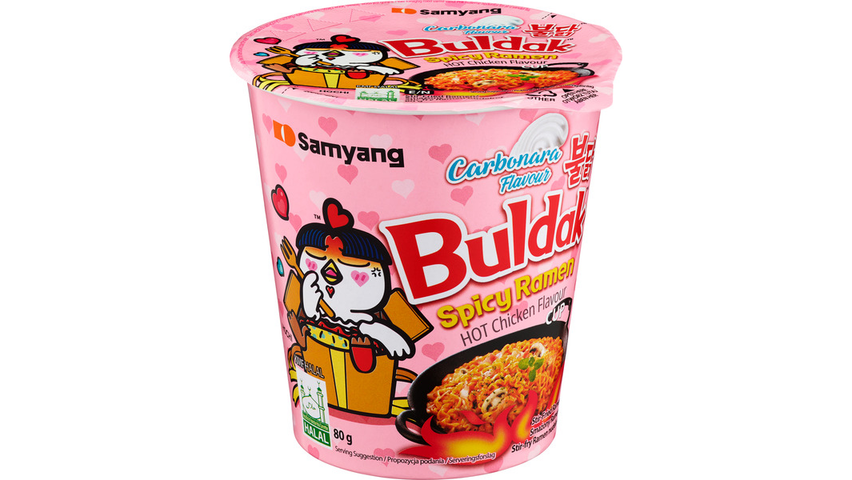 Buldak Ramen Nudler Cup Carbonara | 80g