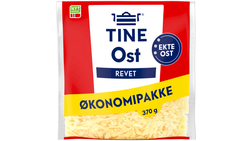 Tine Økonomipakke Ekte Revet Ost | 370g