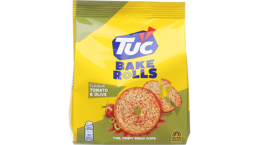 Tuc Bake Rolls Tomat & Oliven | 150g