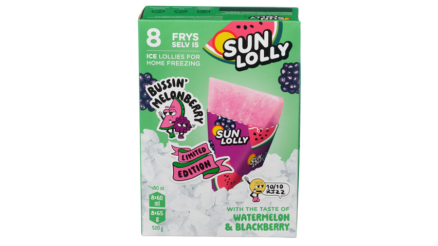 Sun Lolly Watermelon & Blackberry