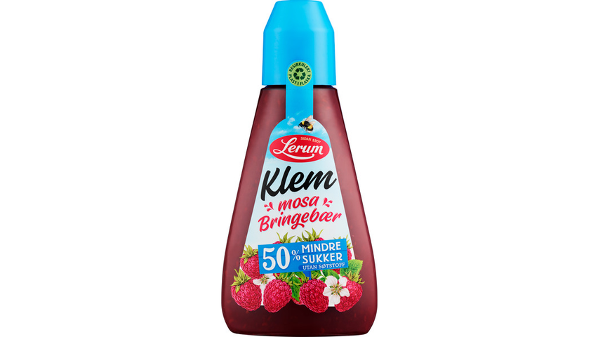 Lerum Bringebærsyltetøy Klem | 385g