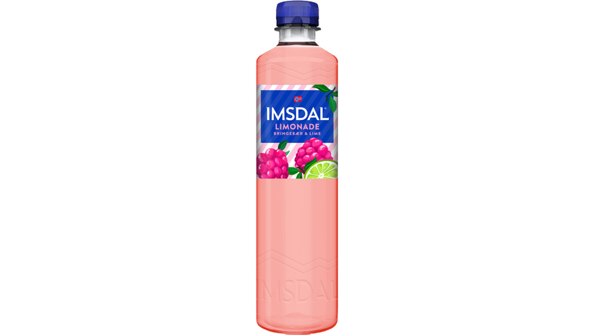 Imsdal Limonade Bringebær & Lime | 0.5l